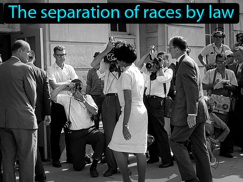 De jure segregation Definition