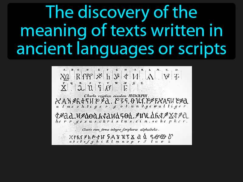 Decipherment Definition