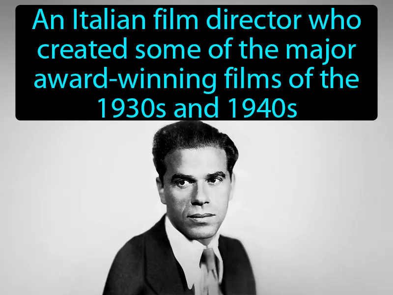 Frank Capra Definition