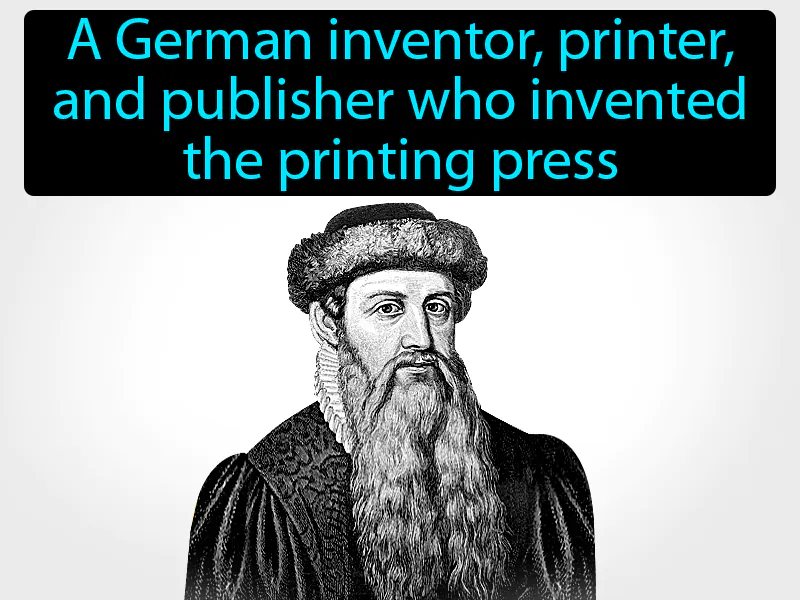 Johann Gutenberg Definition