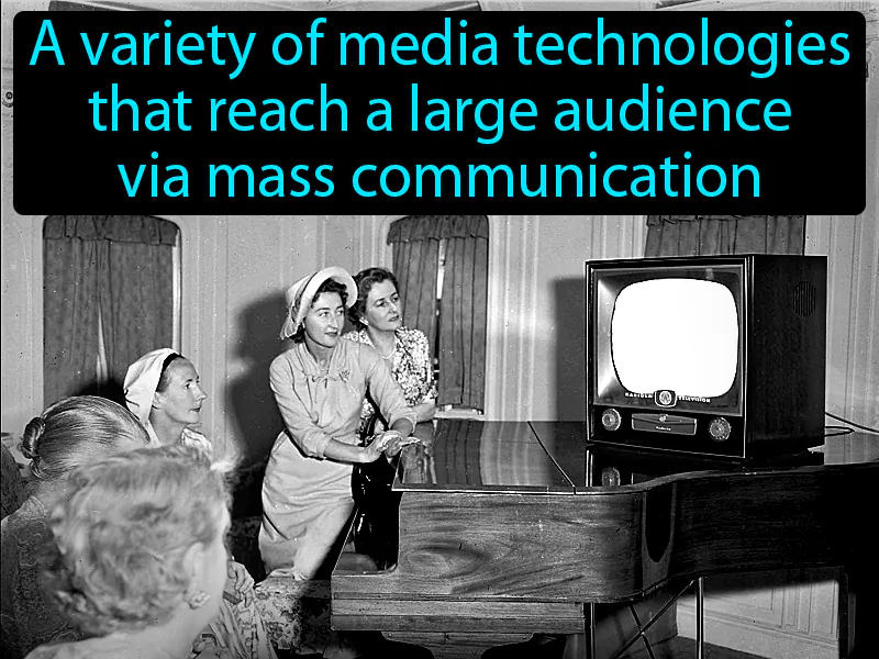 Mass media Definition