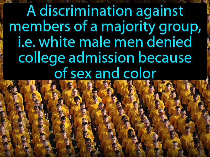 Reverse discrimination Definition