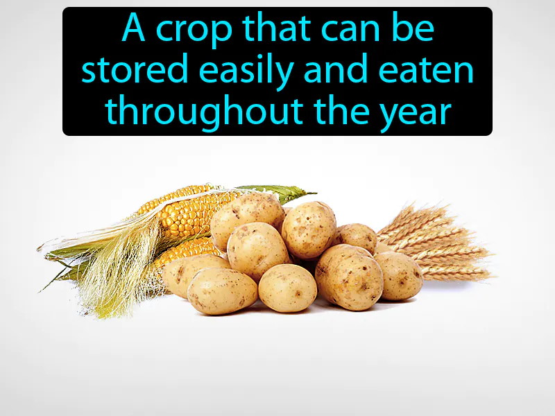 Staple crops Definition