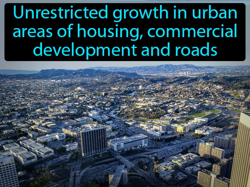 Urban sprawl Definition