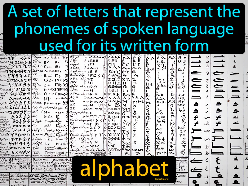 Alphabet Definition