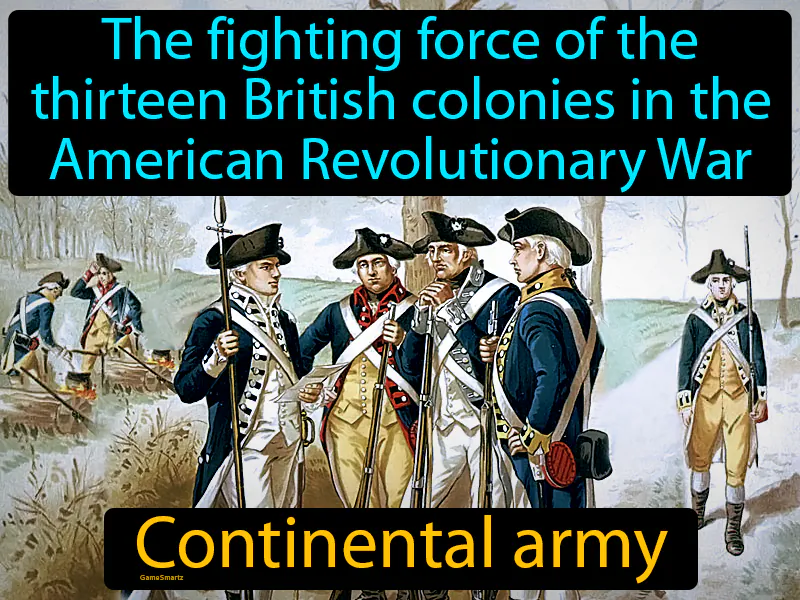 Continental army Definition