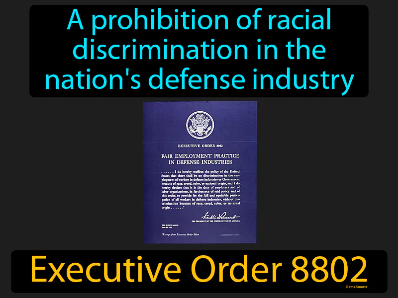 Executive Order 8802 Definition