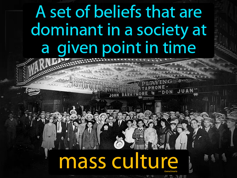 Mass culture Definition