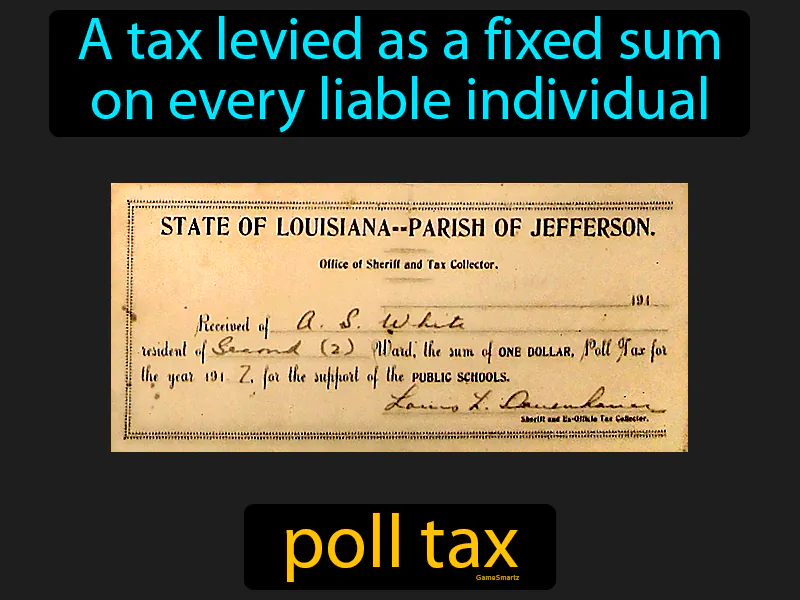 Poll tax Definition