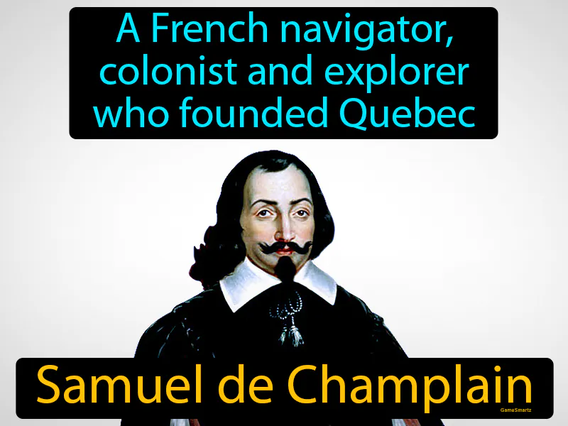 Samuel De Champlain Definition Image Flippy Flashcards