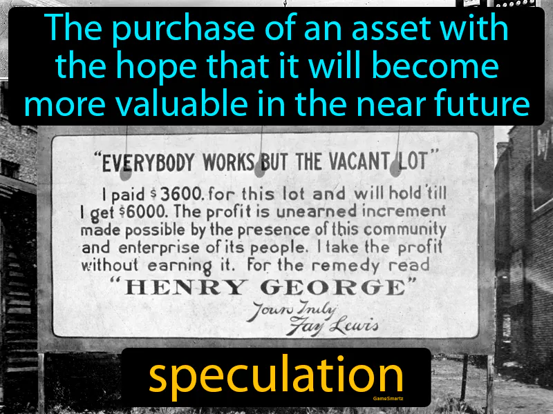 Speculation Definition