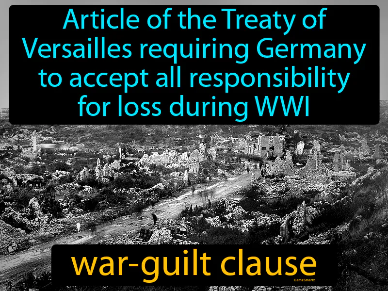 War-guilt clause Definition