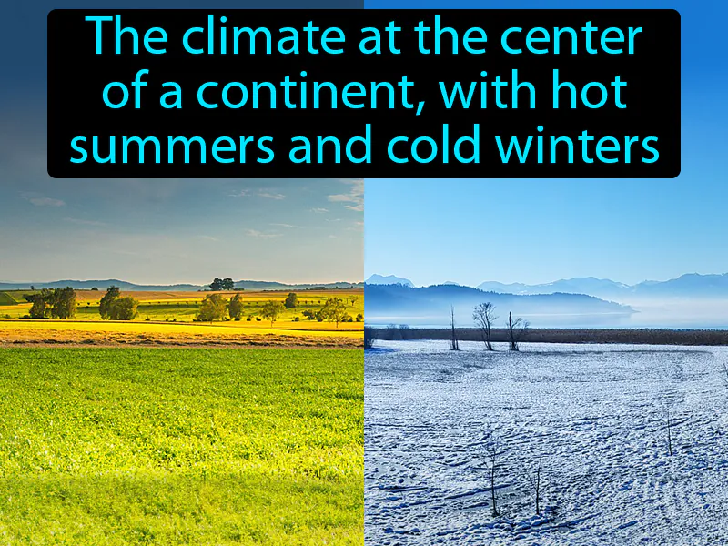 Continental climate Definition