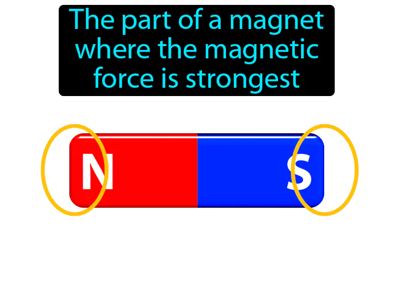 Magnetic pole Definition