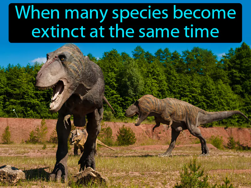 Mass extinction Definition