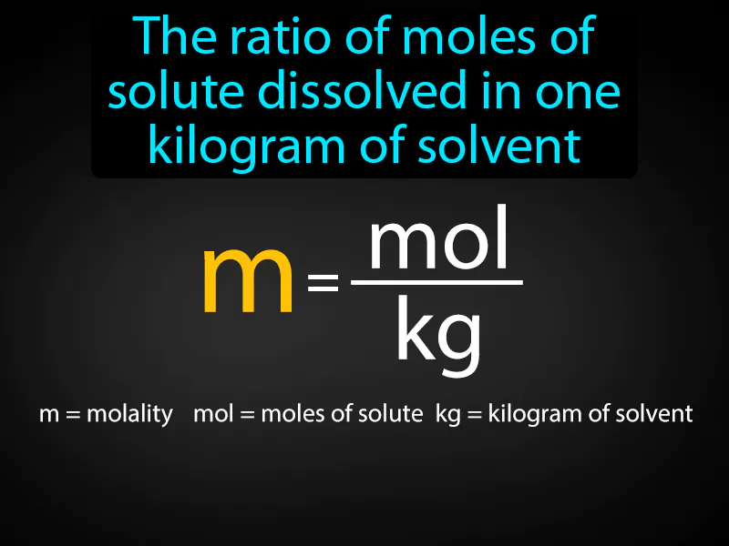 Molality Definition