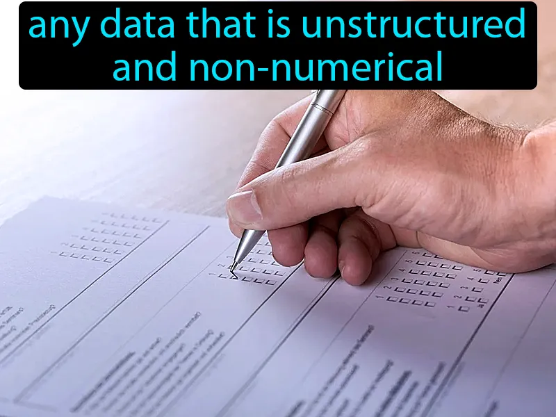 Qualitative data Definition