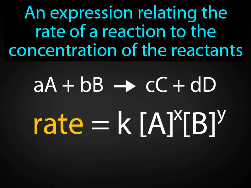 Rate law Definition