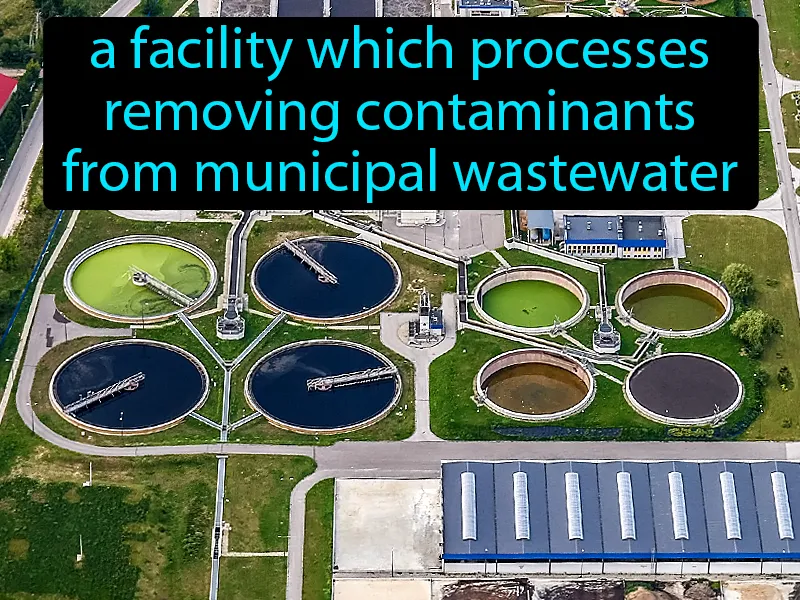 Wastewater treatment plant Definition