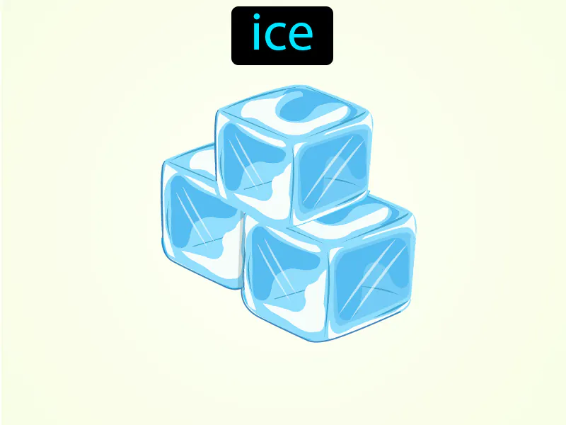El hielo Definition