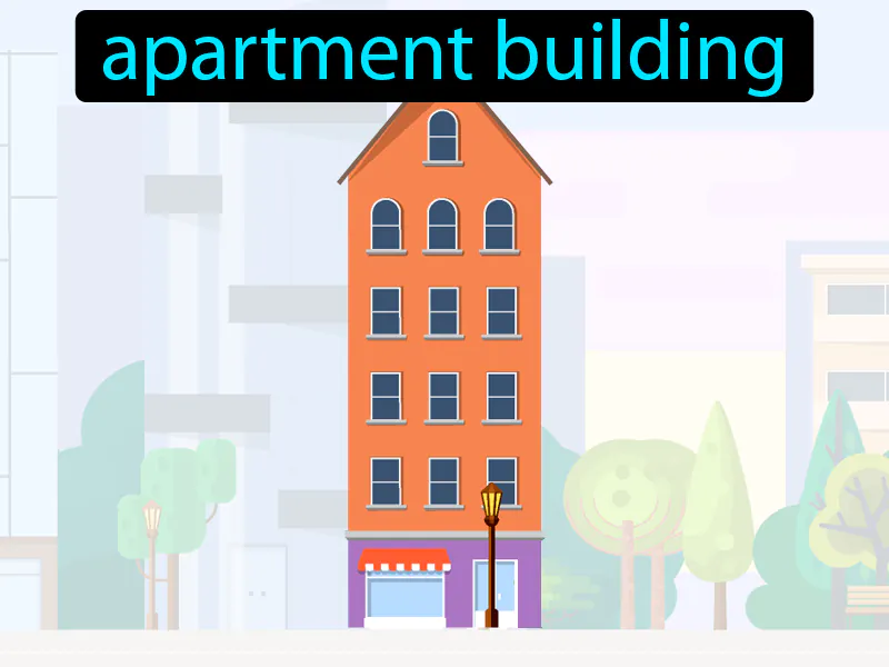 La casa de apartamentos Definition