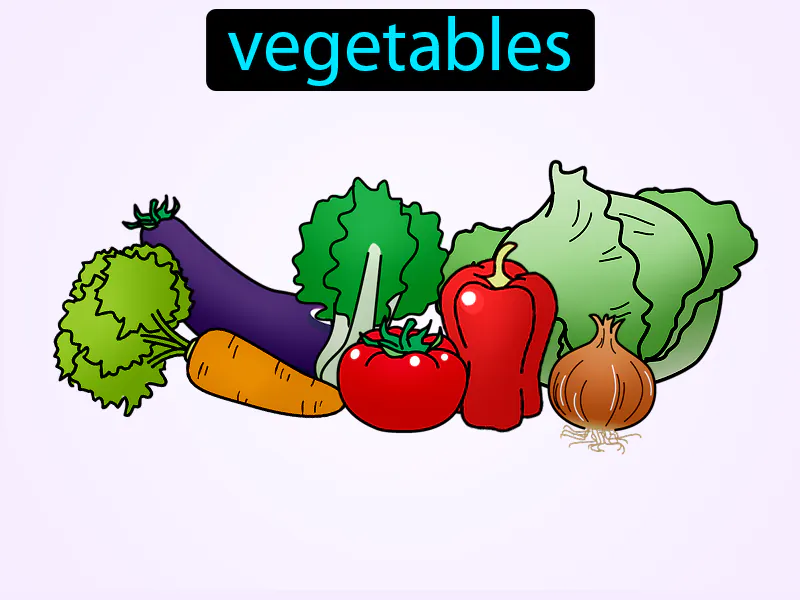 Las verduras Definition