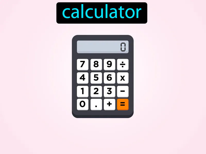 Una calculadora Definition
