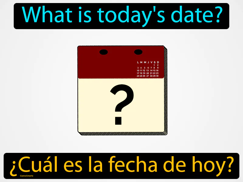 Cual es la fecha de hoy Definition