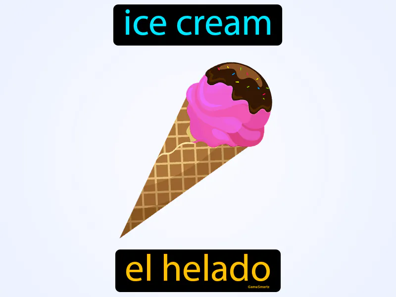 El helado Definition