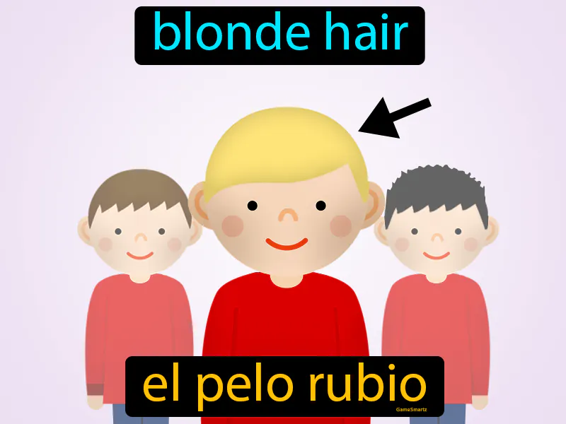 El pelo rubio Definition