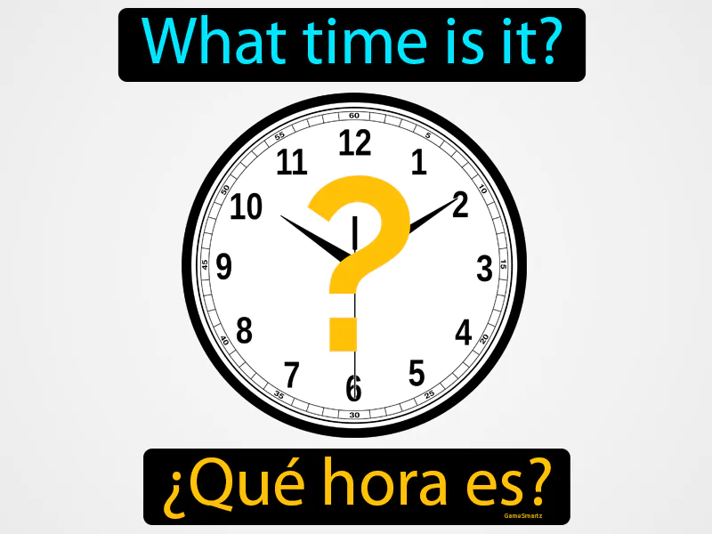 Que hora es Definition