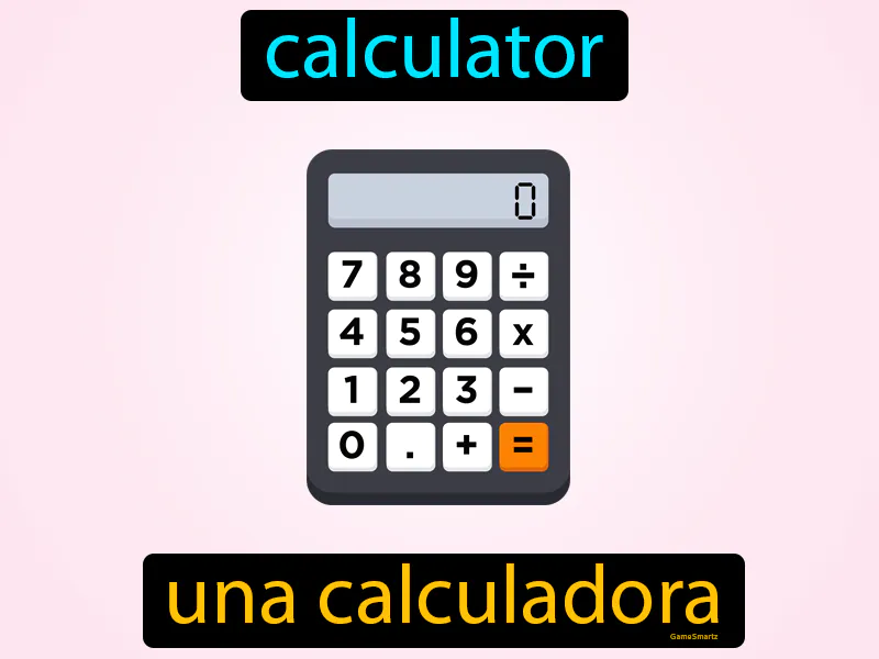 Una calculadora Definition